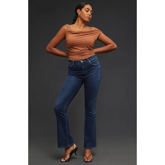 Citizens Of Humanity Denim - Citizens of Humanity Lilah High Rise Bootcut Blue Jeans Denim In Morella Size 25